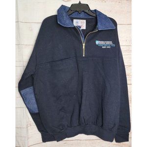 XL Game Workwear Mass General Hospital Hazmat Response Team 1/4 Zip Sweater